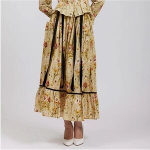 NWOT Batsheva x Laura Ashley Plus Sz 14 Kipp Skirt in Witton Floral